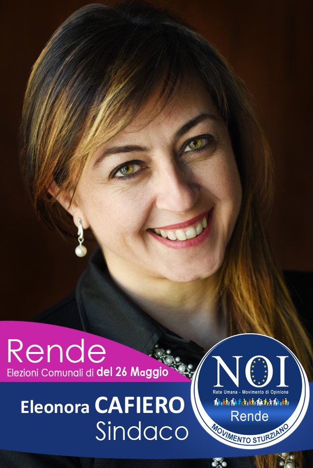Eleonora Cafiero Candidata a Sindaco della Città di Rende